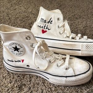 Converse All Star White High-Top Sneakers